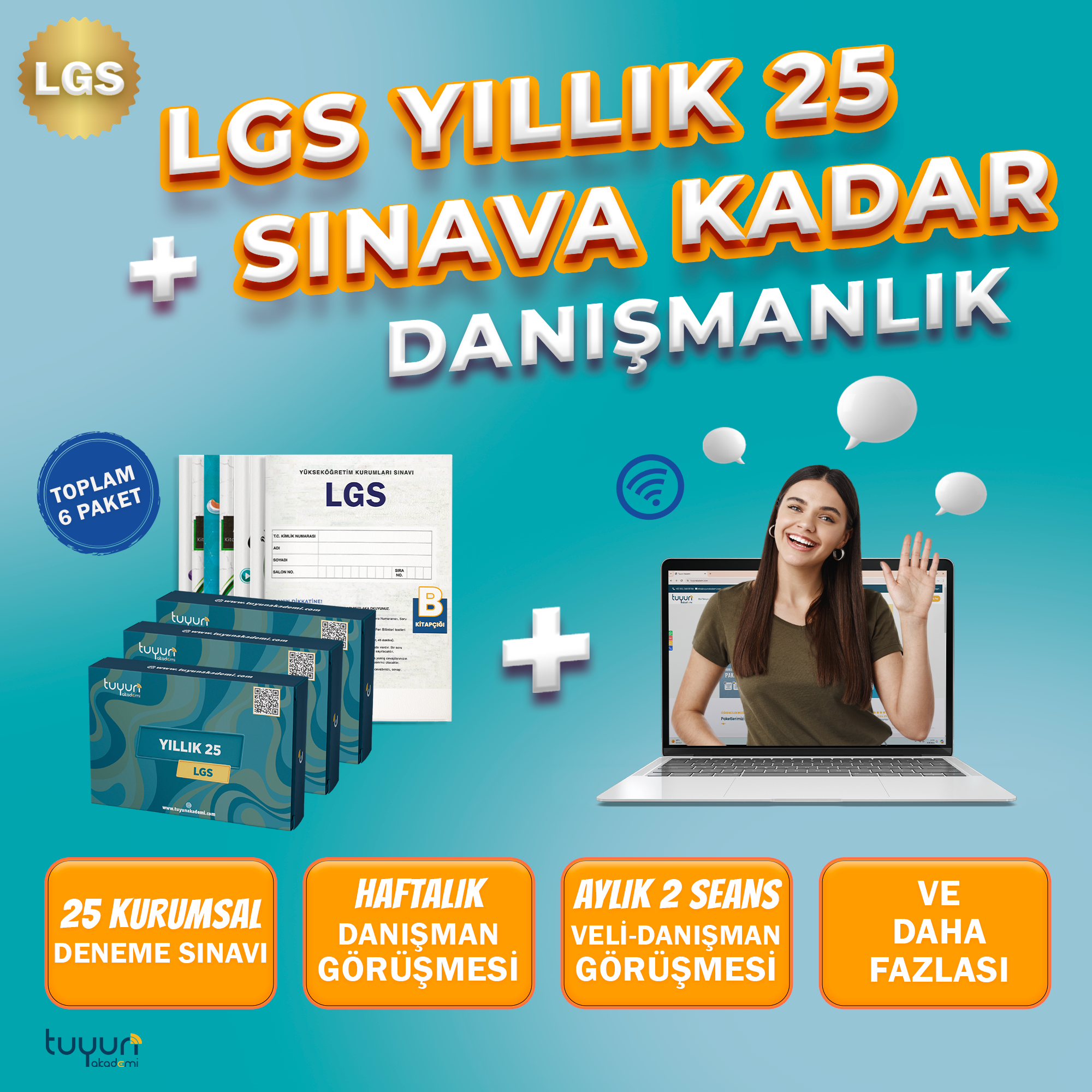 LGS YILLIK VE SINAVA KADAR DANIŞMANLIK PAKETİ